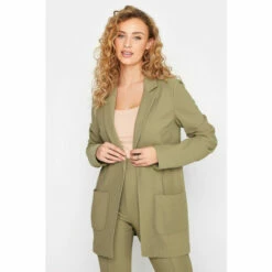 Best Pirce ⌛ Long Tall Sally Tall Ribbed Blazer For Female 😉 -Long Tall Sally Sales unnamed file 1222