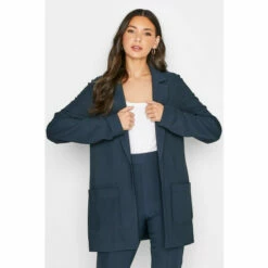 Best Pirce ⌛ Long Tall Sally Tall Ribbed Blazer For Female 😉 -Long Tall Sally Sales unnamed file 1223