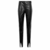 Best Sale 🥰 Long Tall Sally Tall Croc Faux Leather Trousers For Female ⭐