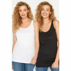 New 👍 Long Tall Sally Tall 2 Pack Vest Tops For Female 🎉 -Long Tall Sally Sales unnamed file 1575