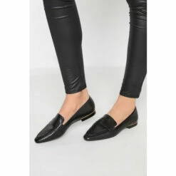 Best Pirce 🧨 Long Tall Sally Metal Trim Loafers For Female ✨