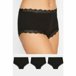 Best deal ๐ Long Tall Sally Tall Lace Trim Full Briefs For Female ๐
