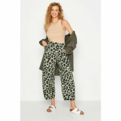 Hot Sale 😀 Long Tall Sally Tall Printed Cropped Trousers For Female ⭐ -Long Tall Sally Sales unnamed file 171