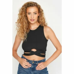 Best Pirce 👏 Long Tall Sally Tall Cropped Vest Top For Female ⌛