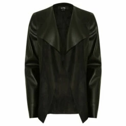 Budget 👍 Long Tall Sally Tall Faux Leather Jacket For Female 😍 -Long Tall Sally Sales unnamed file 188