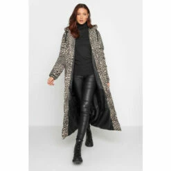 Promo 🎉 Long Tall Sally Tall Leopard Print Longline Puffer For Female 👏 -Long Tall Sally Sales unnamed file 22