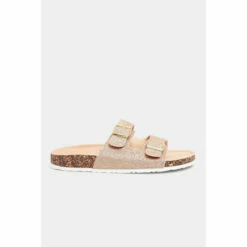 Best Sale 🧨 Long Tall Sally Buckle Strap Footbed 🩴 Sandals For Female 🌟 -Long Tall Sally Sales unnamed file 2389