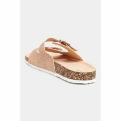 Best Sale 🧨 Long Tall Sally Buckle Strap Footbed 🩴 Sandals For Female 🌟 -Long Tall Sally Sales unnamed file 2390