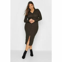 New ⭐ Long Tall Sally Tall Ribbed 👗 Dress For Female 🎉