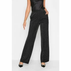 Best Pirce 🤩 Long Tall Sally Tall Glitter Wide Leg Trousers For Female 😉 -Long Tall Sally Sales unnamed file 3042