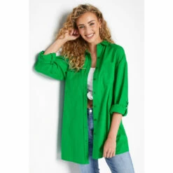 Outlet 🤩 Long Tall Sally Tall Oversized 👚 Shirt For Female 🥰