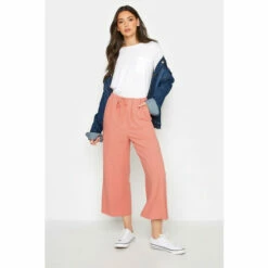 Best deal 🎁 Long Tall Sally Tall Wide Leg Cropped Trousers For Female 💯 -Long Tall Sally Sales unnamed file 3167