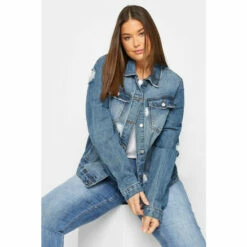 Cheapest 🔔 Long Tall Sally Tall Denim Jacket For Female 💯 -Long Tall Sally Sales unnamed file 329