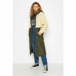 Promo ⌛ Long Tall Sally Tall Teddy Borg Maxi 🧥 Coat For Female 🛒