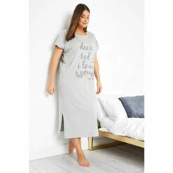 Hot Sale 🎉 Long Tall Sally Tall Slogan Print Nightdress For Female ✨ -Long Tall Sally Sales unnamed file 3729