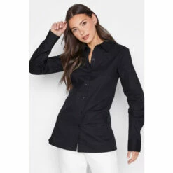 Outlet 🎉 Long Tall Sally Tall Long Sleeve Fitted 👚 Shirt For Female ✔️