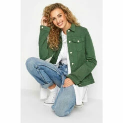 Deals โค๏ธ Long Tall Sally Tall Denim Jacket For Female ๐