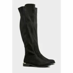 Coupon 🧨 Long Tall Sally Suede Over The Knee Stretch 🥾 Boots For Female ✨