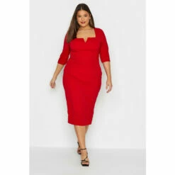 Promo 🧨 Long Tall Sally Tall Notch Neck 👗 Dress For Female 🥰 -Long Tall Sally Sales unnamed file 4144