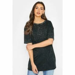 Best deal 🔥 Long Tall Sally Tall Acid Wash Oversized T-Shirt For Female 🔔
