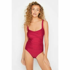 Coupon 😉 Long Tall Sally Tall Ruched 🩱 Swimsuit For Female 🔥