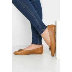 Best reviews of ⭐ Long Tall Sally Leather Ballerina Pumps For Female 🧨