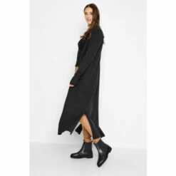 Best deal 🤩 Long Tall Sally Tall 👩 Womens Black Long Sleeve Maxi Cardigan For Female 🥰 -Long Tall Sally Sales unnamed file 5110