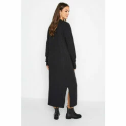 Best deal 🤩 Long Tall Sally Tall 👩 Womens Black Long Sleeve Maxi Cardigan For Female 🥰 -Long Tall Sally Sales unnamed file 5111