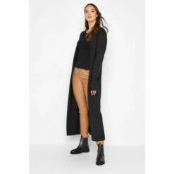 Best deal 🤩 Long Tall Sally Tall 👩 Womens Black Long Sleeve Maxi Cardigan For Female 🥰 -Long Tall Sally Sales unnamed file 5112