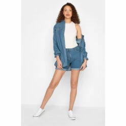 Promo 🌟 Long Tall Sally Tall Denim Shorts For Female 🛒 -Long Tall Sally Sales unnamed file 5121