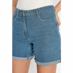 Promo 🌟 Long Tall Sally Tall Denim Shorts For Female 🛒 -Long Tall Sally Sales unnamed file 5122