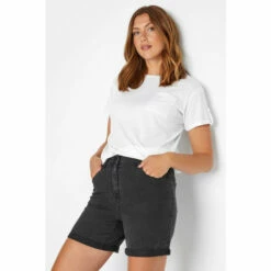 Promo 🌟 Long Tall Sally Tall Denim Shorts For Female 🛒 -Long Tall Sally Sales unnamed file 5125