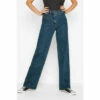 Outlet 👍 Long Tall Sally Tall Wide Leg 👖 Jeans For Female 🤩