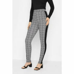 Outlet 😉 Long Tall Sally Tall Printed Slim Leg Trousers For Female 🛒