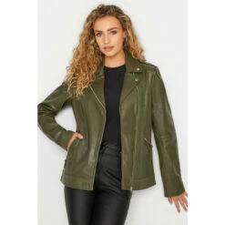 New 🎉 Long Tall Sally Tall Leather Jacket For Female 🥰