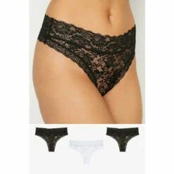 Discount 🔥 Long Tall Sally Tall 3 Pack Lace 🩴 Thongs For Female 👏 -Long Tall Sally Sales unnamed file 897